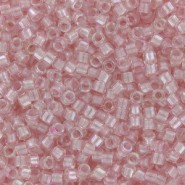 Miyuki Delica Perlen 11/0 - Pearl lined transparent pink ab DB-1673